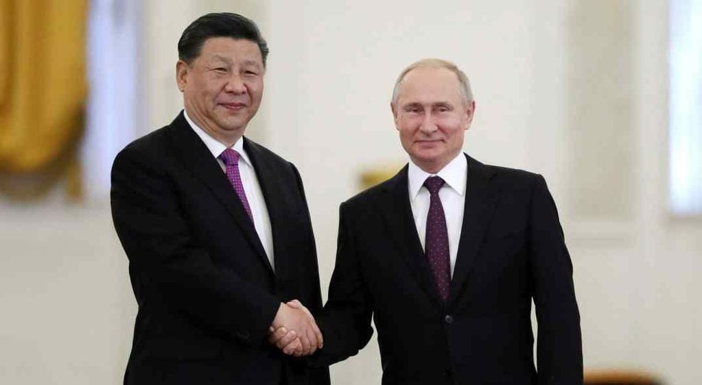 Xi Jinping y Vladímir Putin se muestran cooperando permanentemente. Foto: AP.