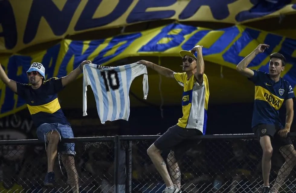 Los homenajes de Boca a Diego Maradona en la Bombonera.