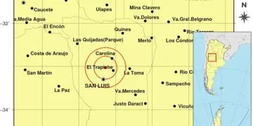 Temblor en San Luis