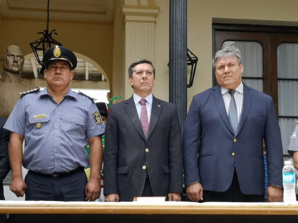 El Ministro de Seguridad López Desimoni puso en funciones a Osvaldo de los Santos García.