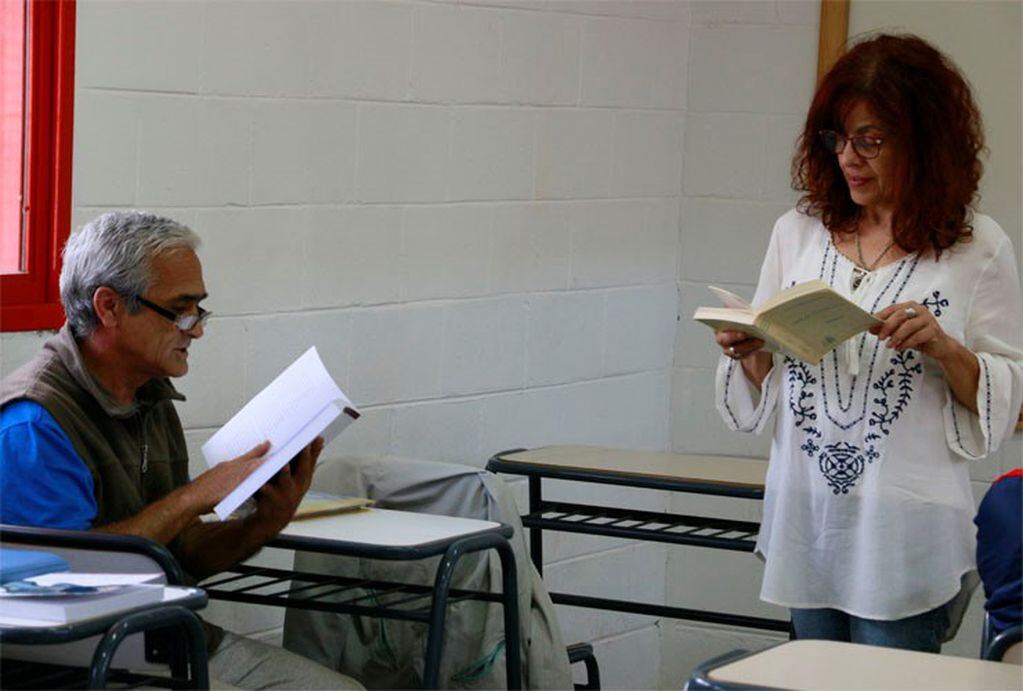 El taller literario a los reclusos puntanos.