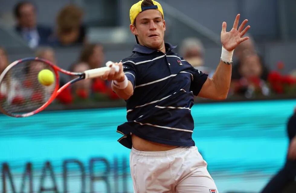 Diego Schwartzman ganó en su debut en el Masters 1000 de Roma. Foto: DPA.