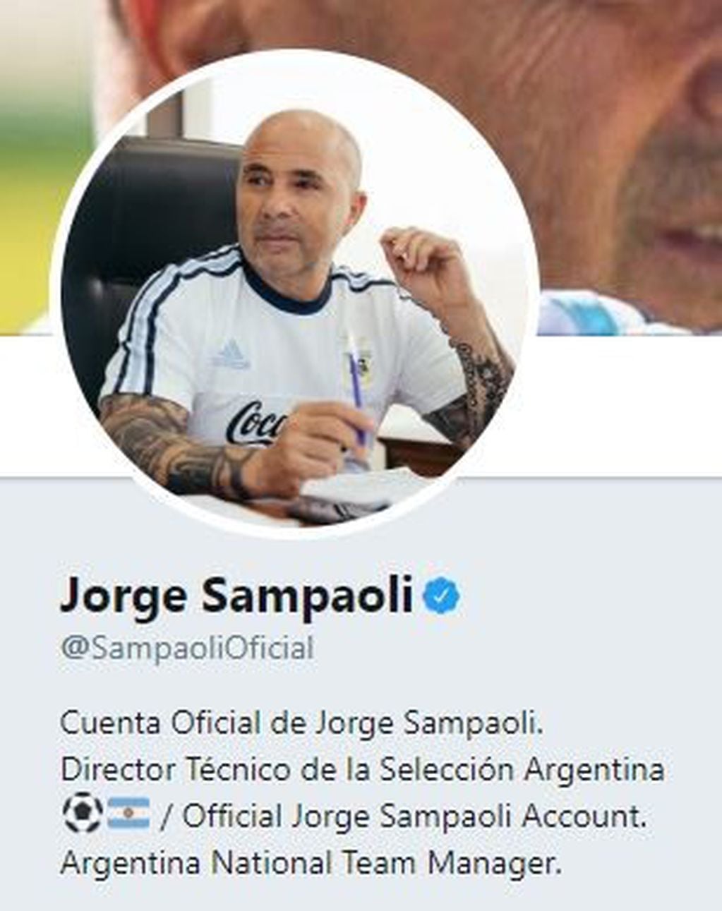 El Twitter de Jorge Sampaoli