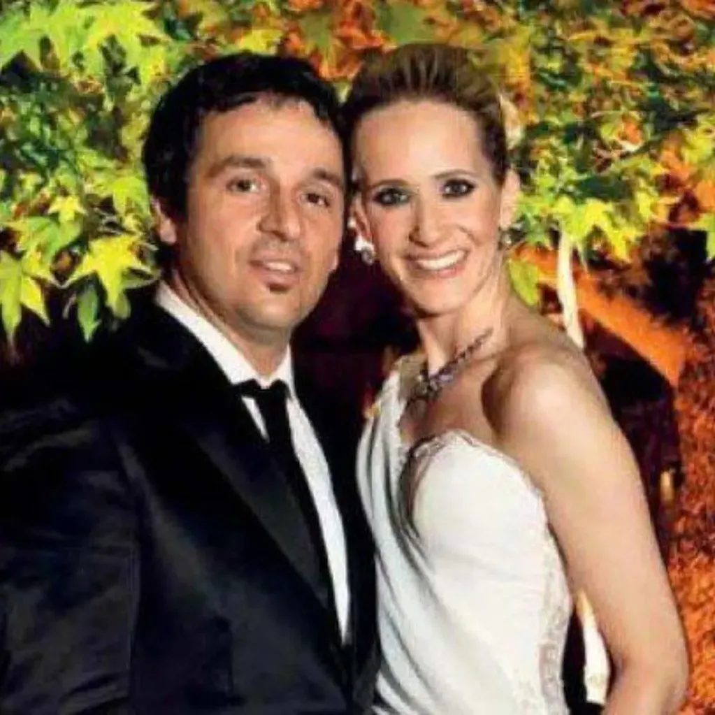 Julieta Prandi durante su relación con Claudio Contardi. Foto: web.