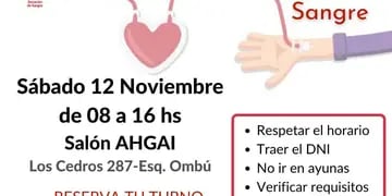 Puerto Iguazú tendrá una nueva jornada de donación de sangre voluntaria