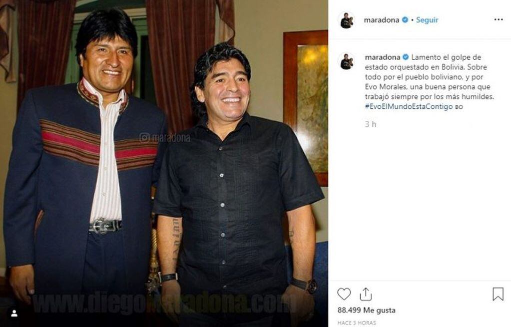 (Instagram: @maradona)