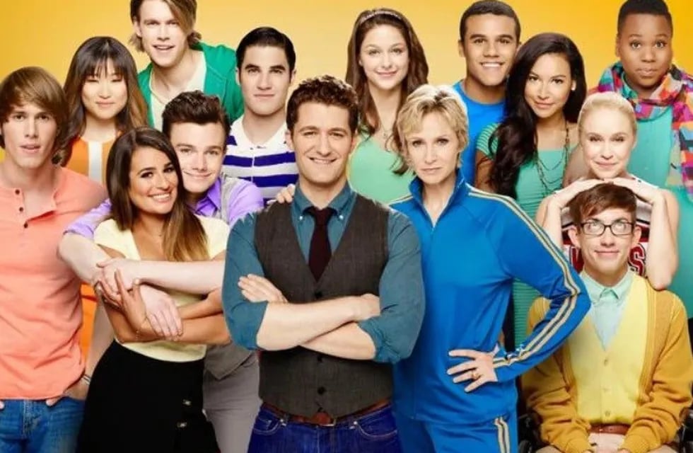 El elenco de Glee, en su quinta temporada. (Web)