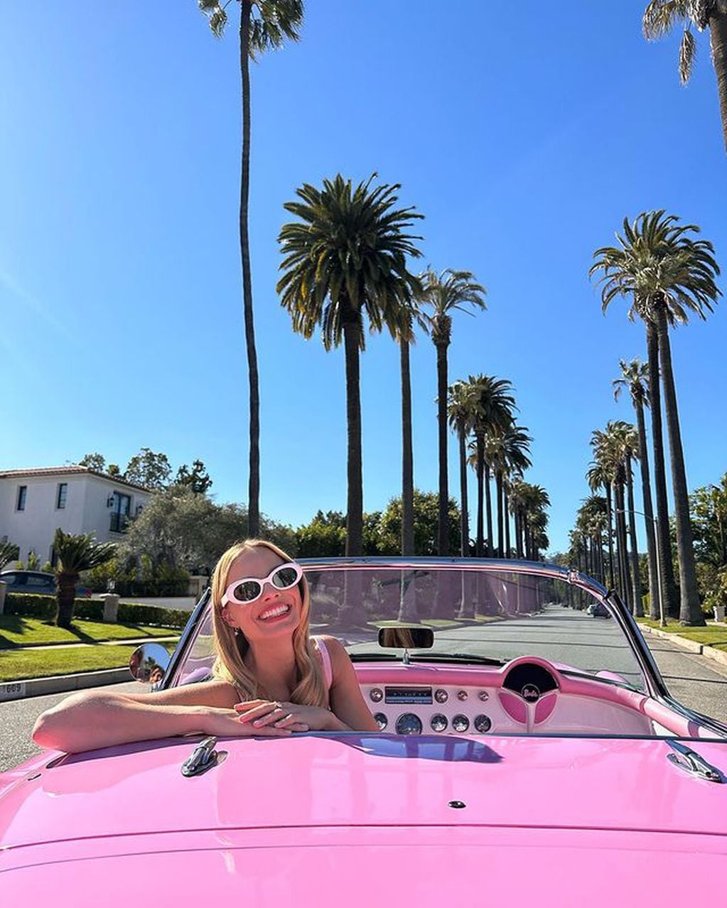 Margot Robbie, una verdadera Barbie en Los Ángeles