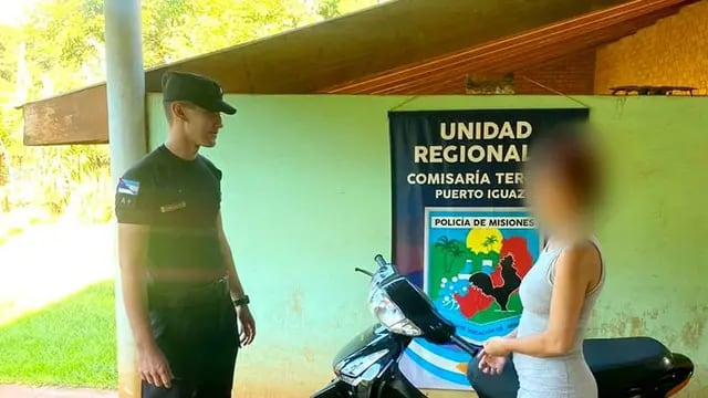 Recuperan en Puerto Iguazú una motocicleta que había sido robada