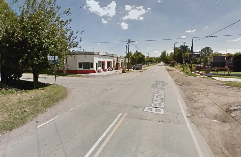 Un motociclista de 49 años murió al chocar contra un poste (Captura Google Street View).