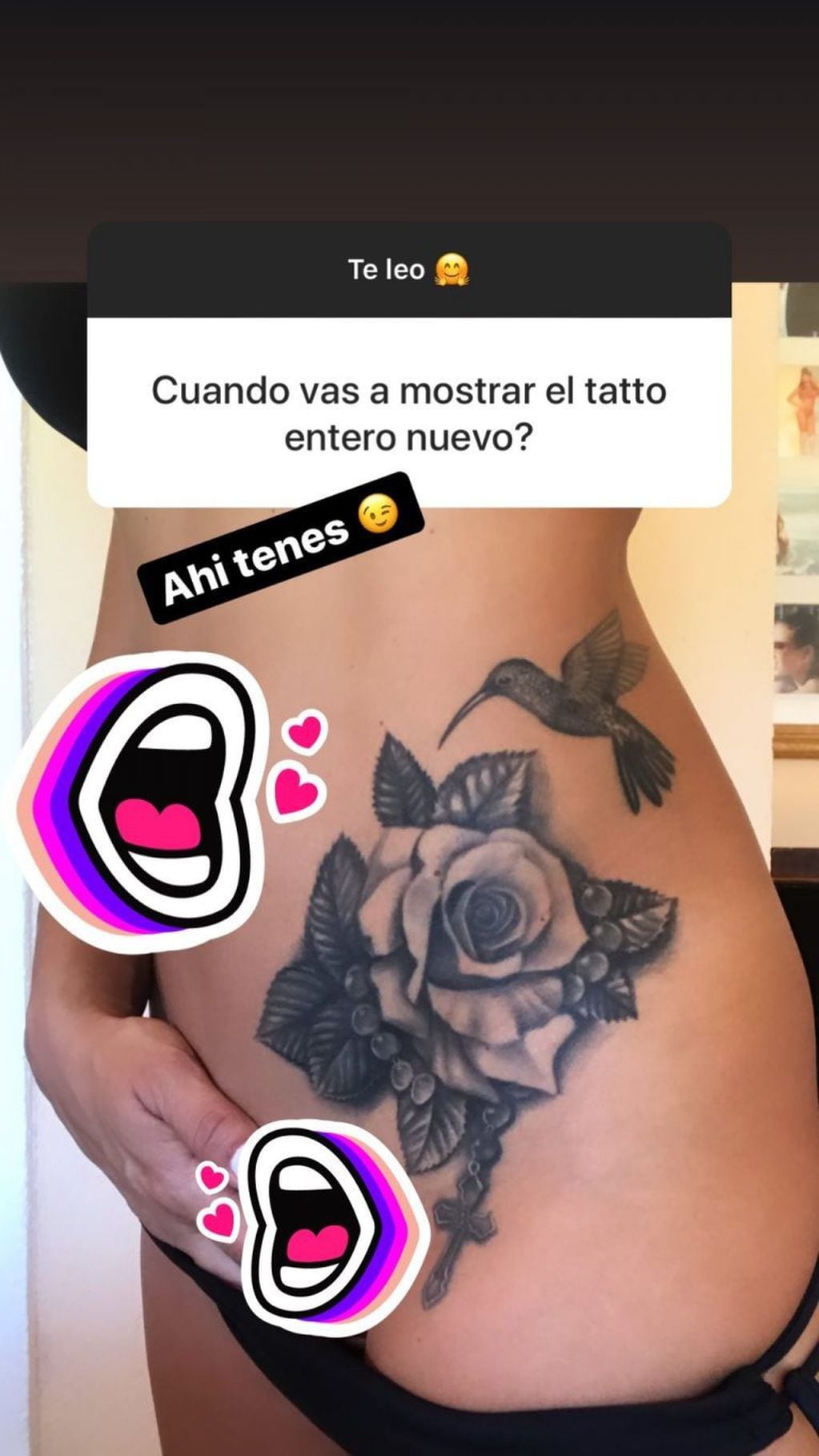 Ximena Capristo mostró su tatuaje íntimo por completo con una foto al filo de la censura (Foto: Instagram/ @ximecapristo)