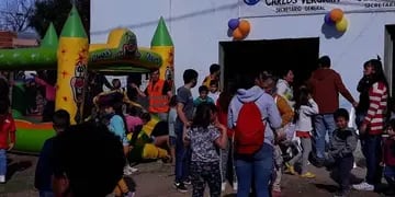 Pérez: gran festejo por el Día del Niño en el barrio Cabín 9