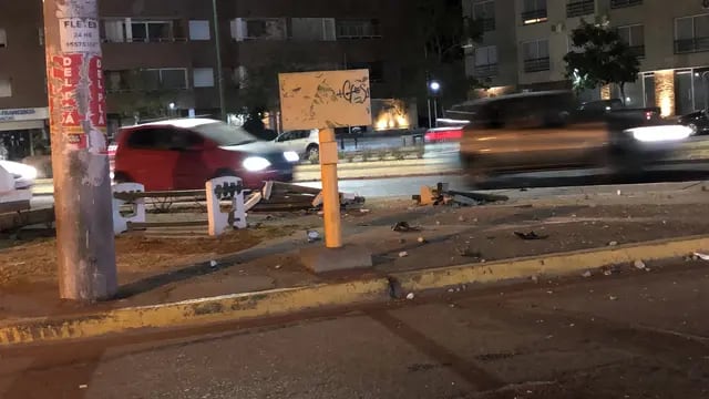 Accidente en avenida Uruguay y Reyes Católicos