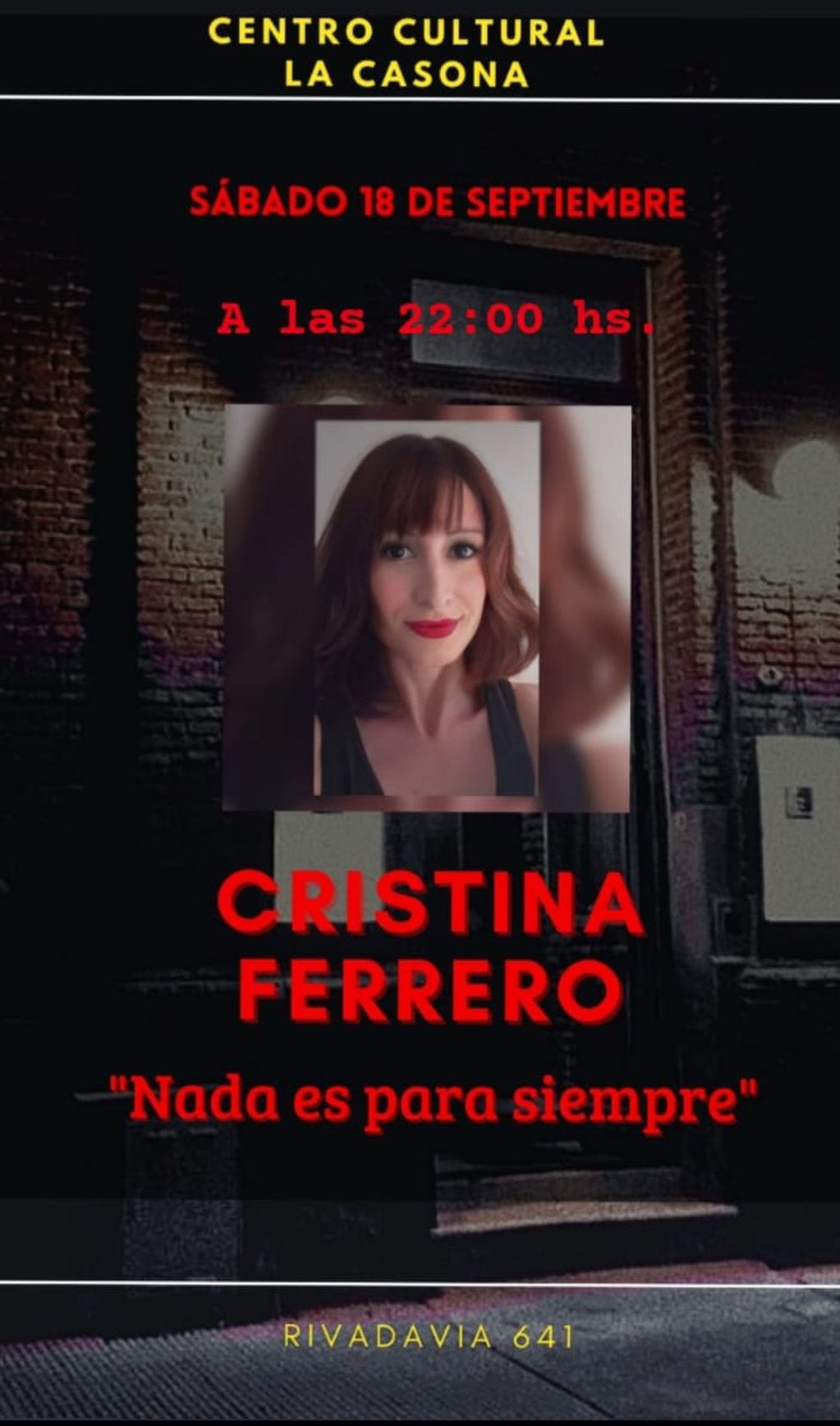 Cristina Ferraro en La Casona