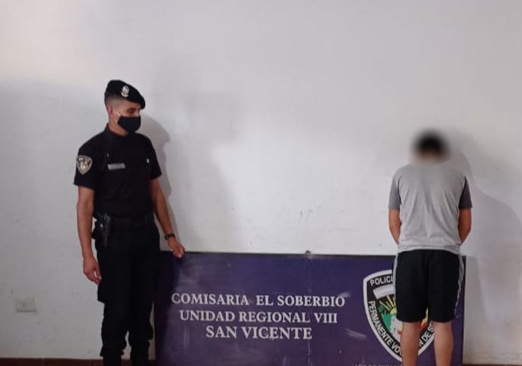 Joven detenido tras ser filmado robando en El Soberbio