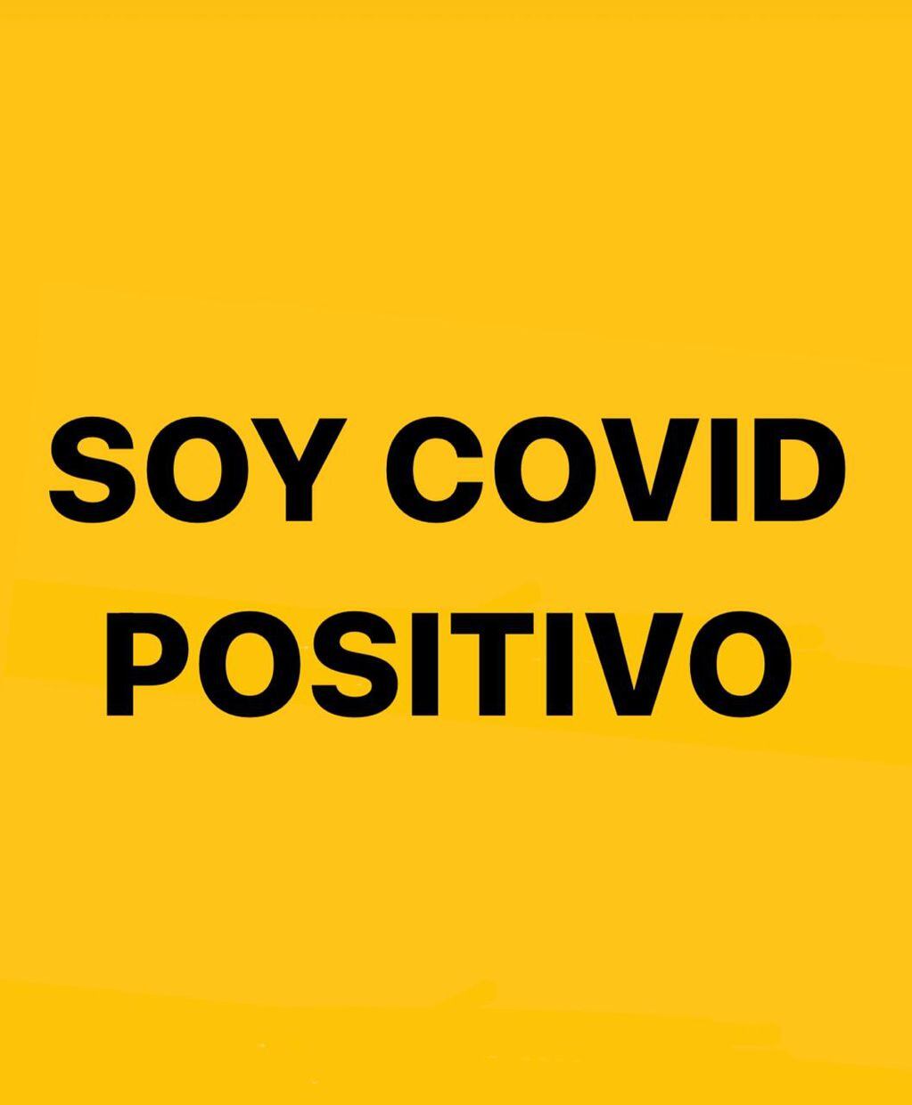 Oficial Gordillo: “soy Covid positivo”