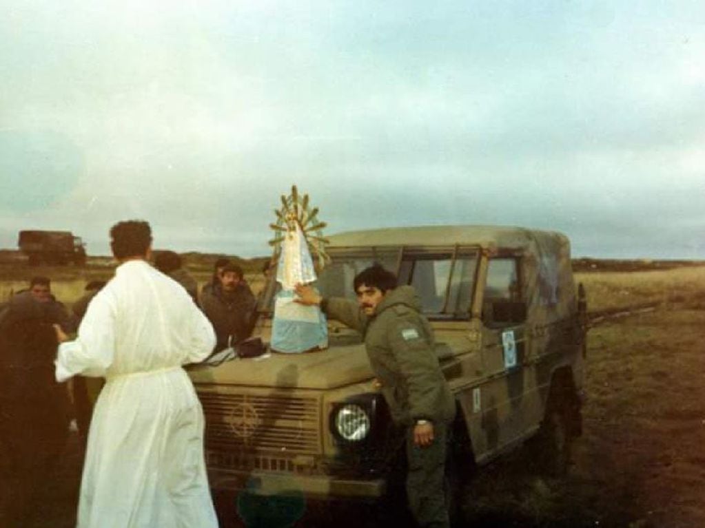 Virgen de Lujan en Malvinas