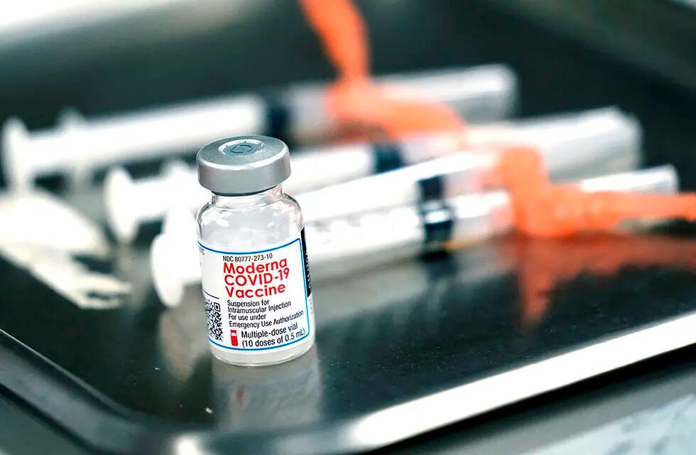 Vacuna contra el COVID-19 del laboratorio Moderna.