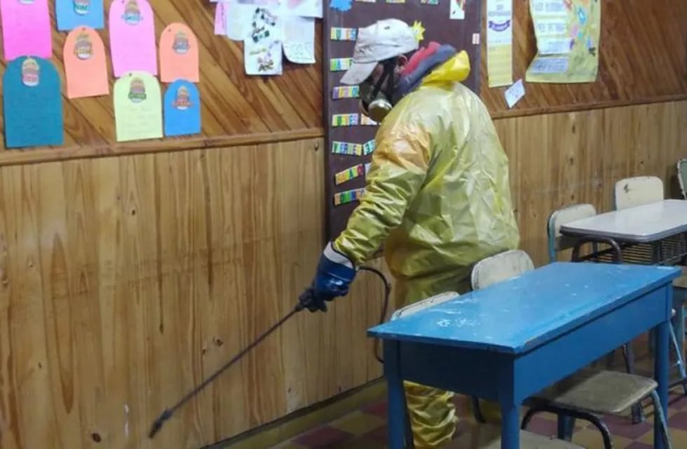 Desinfectarán la escuela donde la nena concurre en Río Cuarto. (Foto ilustrativa)