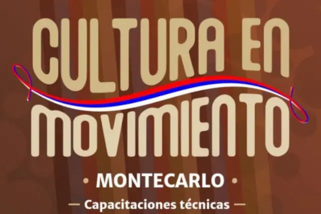 El programa de capacitaciones Cultura en Movimiento debuta en Montecarlo