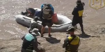 Desesperada búsqueda de un pescador en el río Pilcomayo