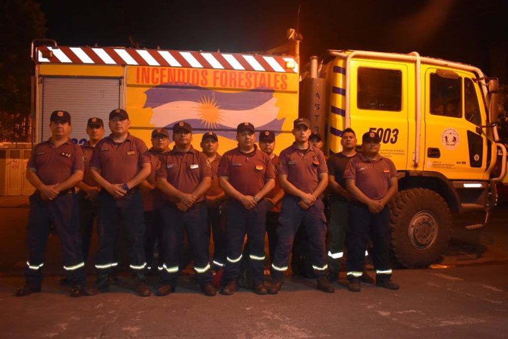 Incendio en el ingenio La Esperanza. (Policía de Salta)