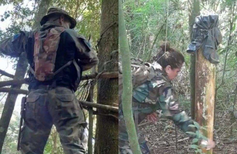 Comandante Andresito: hallan rastros de cazadores furtivos en zona de reserva.