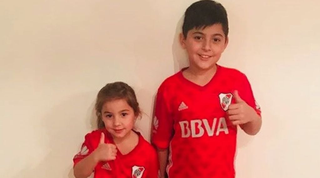 Los hijos de Enzo Pérez, uno de los orgullos más reconocidos por el jugador mendocino.