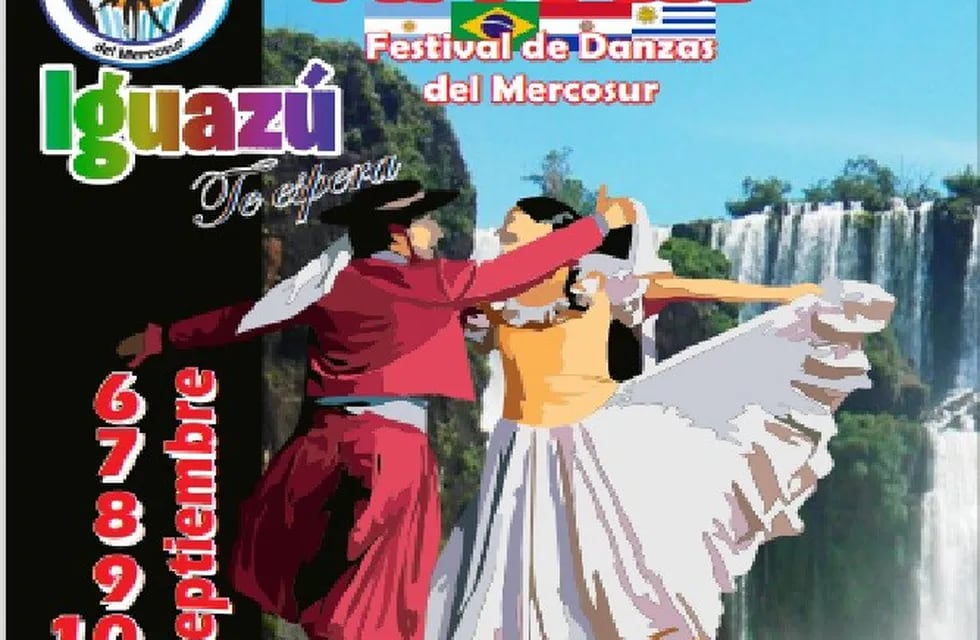 Llega a Puerto Iguazú el  28° Festival de Danzas del Mercosur.