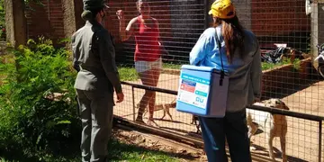 Campaña de vacunación contra el COVID en Puerto Iguazú