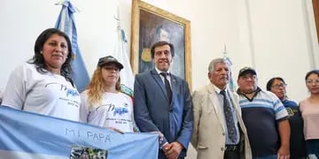 Veteranos de Malvinas con el gobernador Sadir (Jujuy)