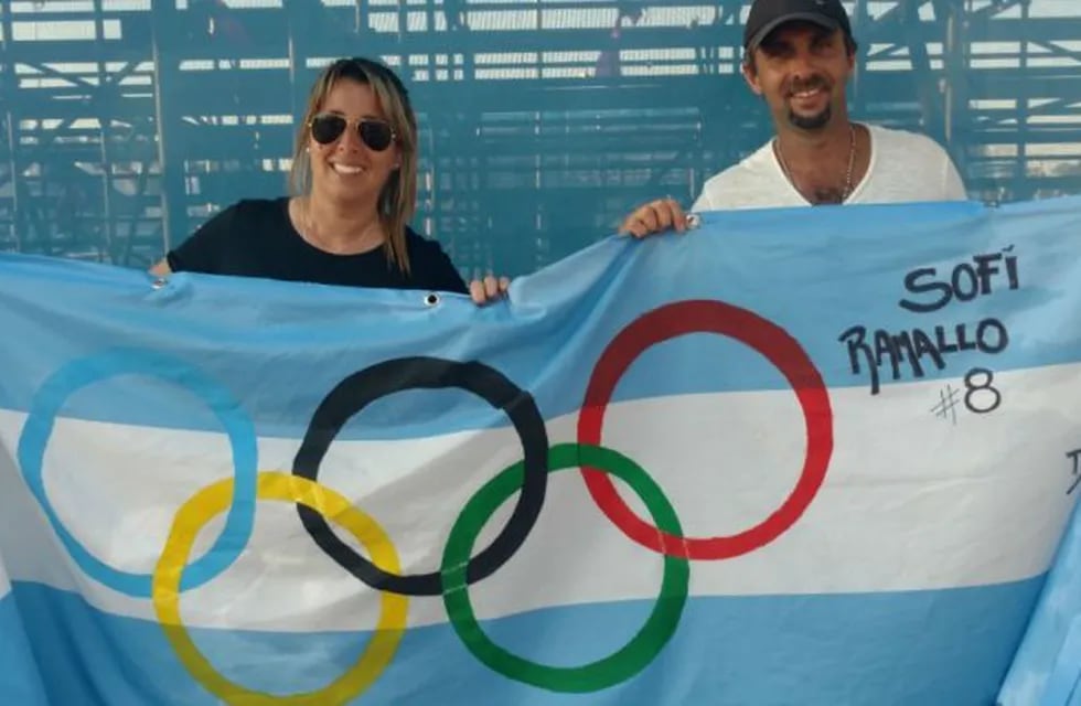 Marcelo y Cecilia Ramallo, papás de Sofía, la cordobesa ganadora de la medalla de oro en hockey 5.