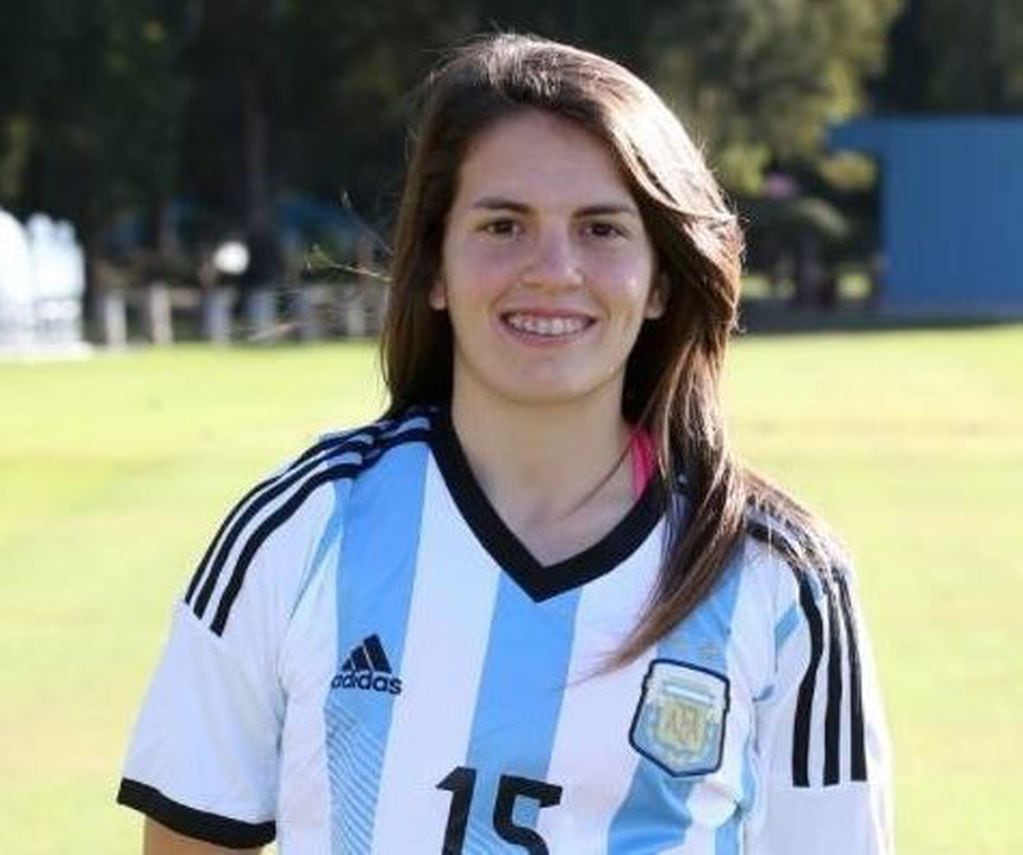 Camila Gómez Ares, en la Selección.