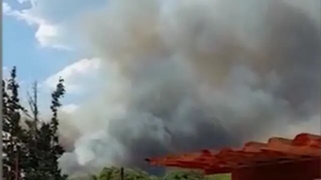 Foco de incendio en cercanías a una Cooperativa en San Ignacio