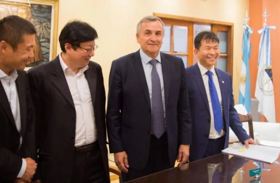 El Gobernador de Jujuy con ejecutivos chinos