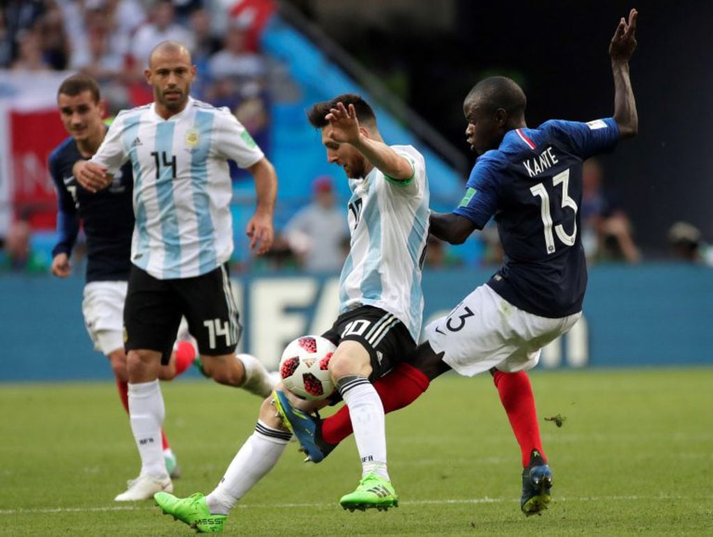 Argentina se despidió del Mundial 2018 ante Francia. Foto: EFE.