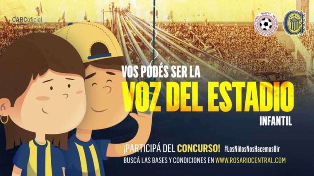 La campaña por el Día del Niño de Rosario Central. (CARC)