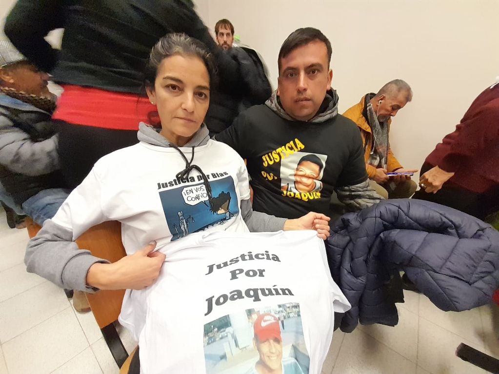 Juicio por la muerte de Joaquín Paredes: Soledad Laciar, mamá de Blas Correas, está presente. (Corresponsalía)