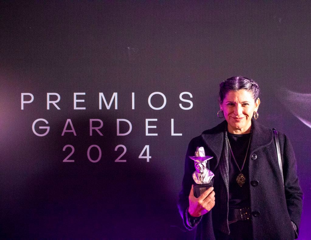 Mery Murúa, ganadora en los Premios Gardel 2024.