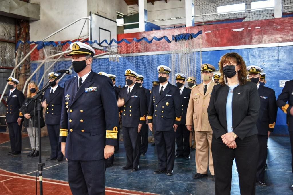 Aniversario 47 del Área Naval Austral. Contraalmirante Marcelo Alejandro Dalle Nogare.