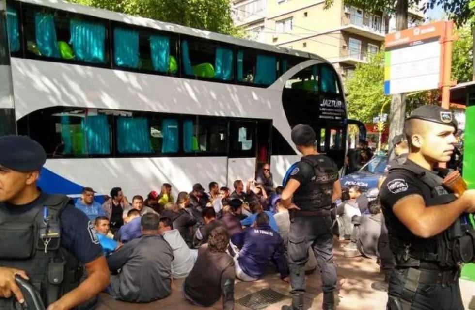 Batalla campal entre sindicalistas en Mendoza