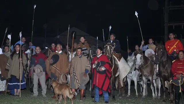recreación Batalla de León, en Jujuy