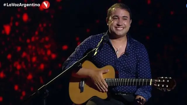 Luis Boccia audicionó en La Voz Argentina, pero no ingresó al programa.
