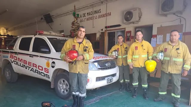 Bomberos de Punta Alta fueron convocados para ayudar en Bahía Blanca