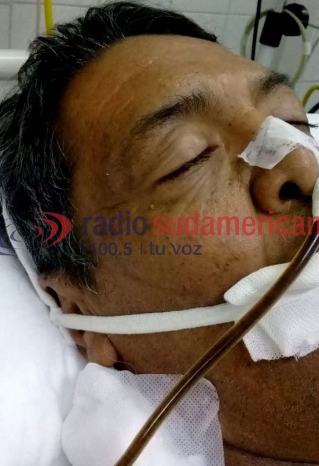 El hombre sigue inconsciente (Radio Sudamericana).