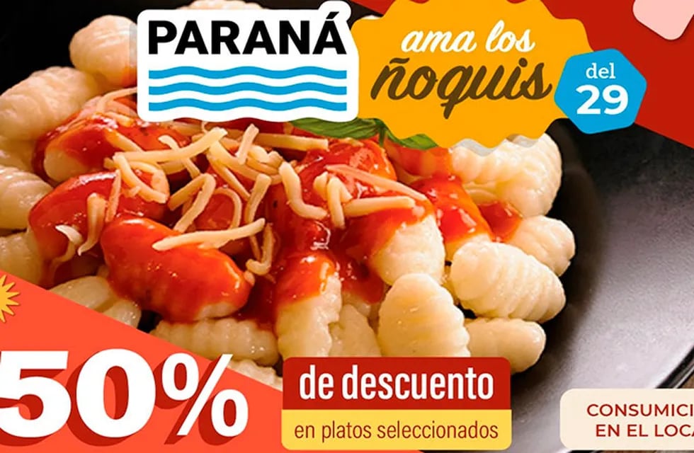 Promoción "Paraná ama los Ñoquis"