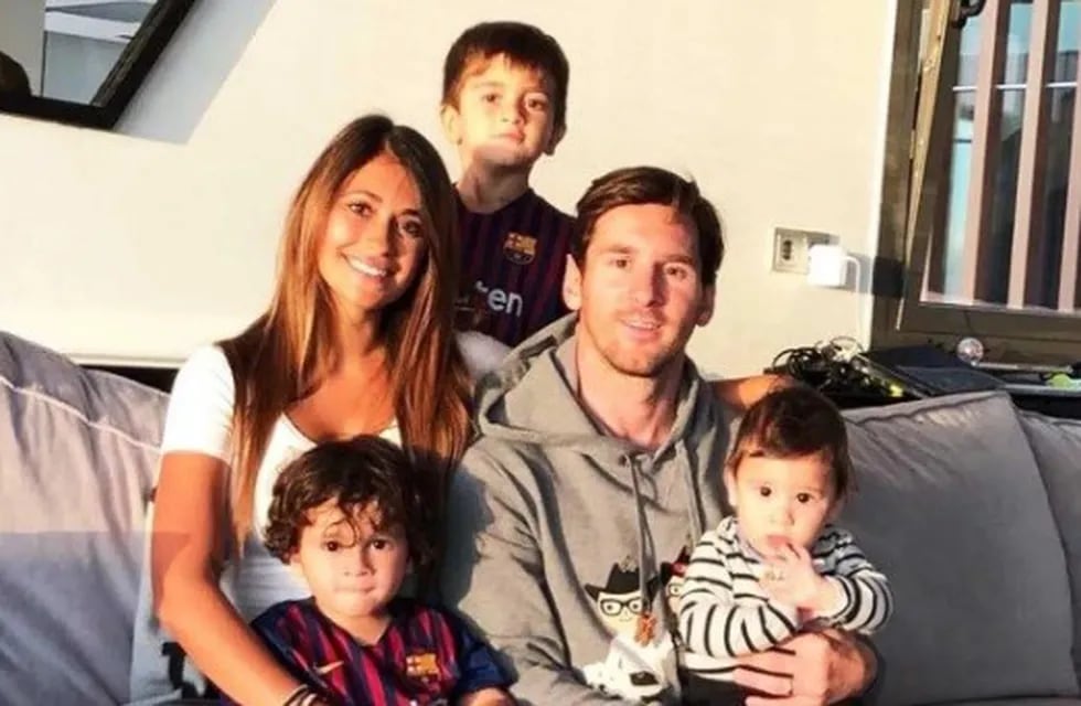 Lionel Messi y su familia de vacaciones. (Archivo)