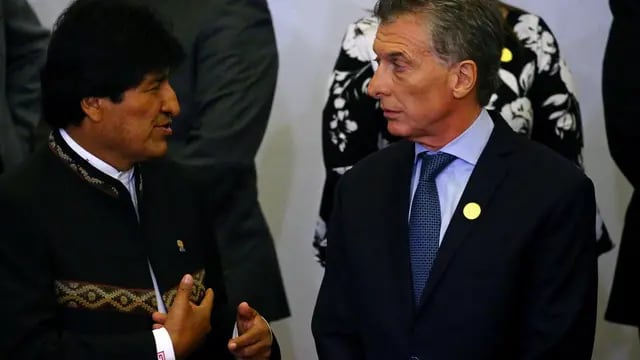 Evo Morales y Mauricio Macri