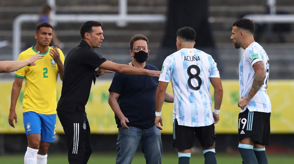 Lionel Scaloni confesó estar "muy triste" por la suspensión del partido entre Brasil y Argentina.