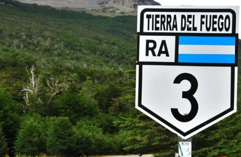 Cartel de Ruta Nacional N°3, Tierra del Fuego (web)